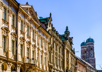 Fototapeta premium famous building at the old town of Munich - germany