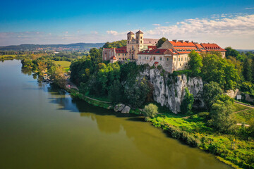 Benedictine abbey in Tyniec by the Vistula River, Poland - obrazy, fototapety, plakaty