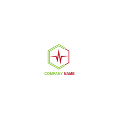 Naklejka premium Medical symbol and Letter C Health And Wellness Logo, Creative Icon, clinic Logo