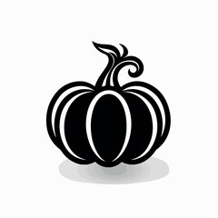 Pumpkin in cartoon, doodle style. 2d vector illustration in logo, icon style. AI Generative