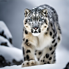 portrait of a leopard regenerative AI by Aquiles Orfei