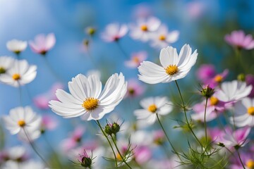 Fototapeta na wymiar Background with delicate spring flowers