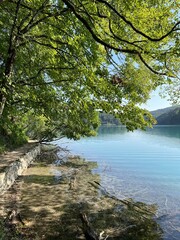 chemin autour d'un lac
