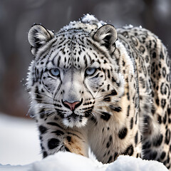 close up of a leopard regenerative AI by Aquiles Orfei