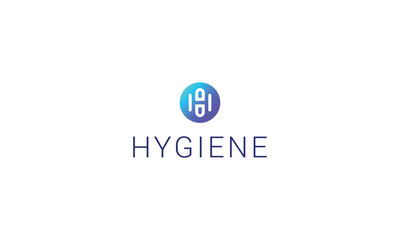 Letter H modern line art gorgeous minimal hygiene logo