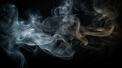Obraz premium smoke on dark background