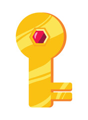 key video game gold icon