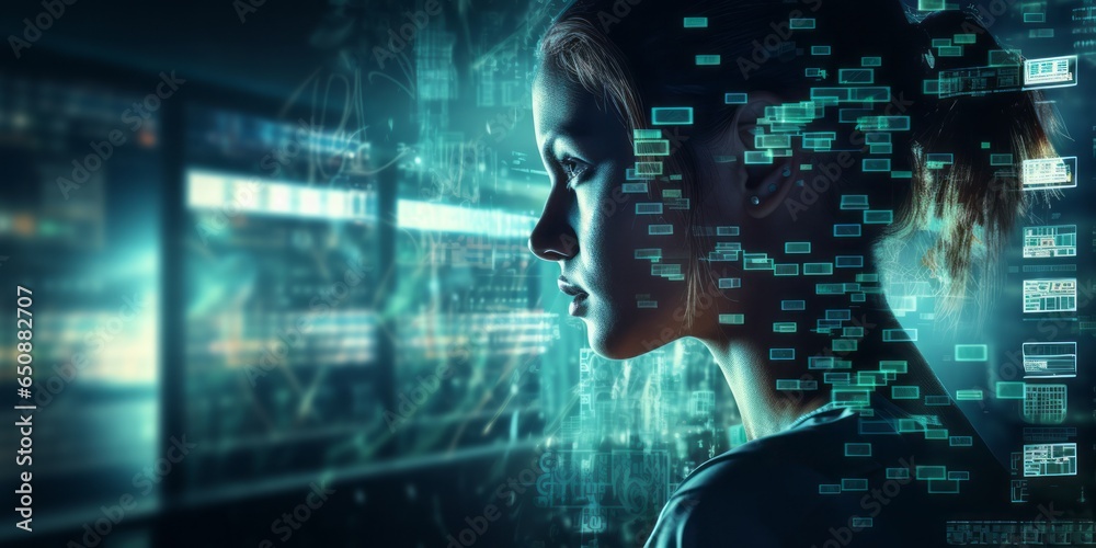 Poster Digital Encoding: A Major Advancement in Data Processing and Security, Leading the Way in Technological Innovation, Encryption, and Cybersecurity to Safeguard Information in the Digital Age