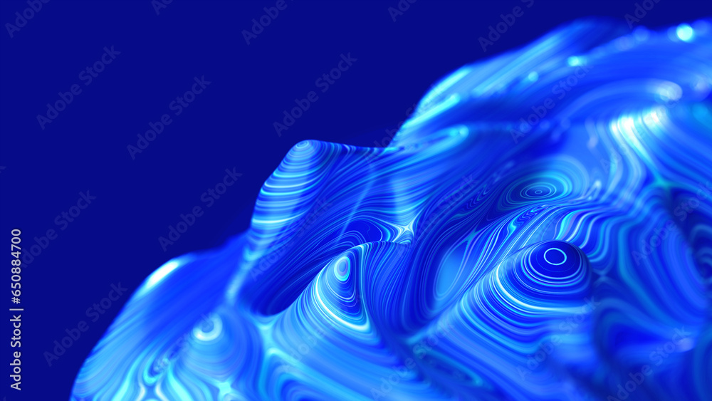 Poster 3d illustration for brochures, leaflets, magazines, business cards, banners and websites. abstract w
