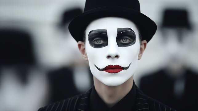 Mime Face Images Browse 13 991 Stock