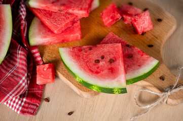 slices of watermelon