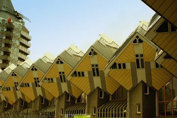 Foto auf Alu-Dibond The Cube Houses in Rotterdam. © Miroslav Jacimovic/Wirestock Creators