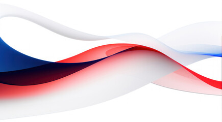 Blue, gray and red flowing shapes background