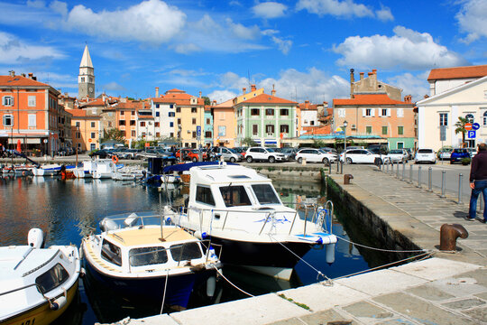 Boat arina in Isola Slovenia
