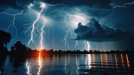 Fototapeta premium Catatumbo lightning.