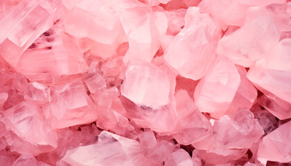 textured sample of jewelry material known as: Rose Quartz - obrazy, fototapety, plakaty