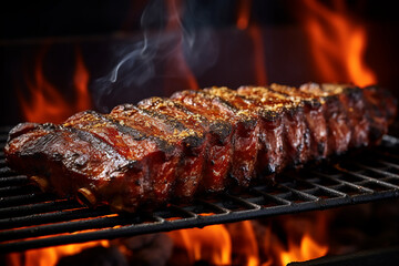 Barbecue ribs.