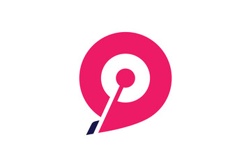 Chat design element vector with creative arrow concept