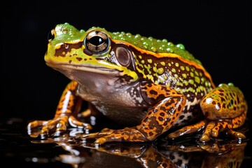Fototapeta premium Colorful rainforest poison frog
