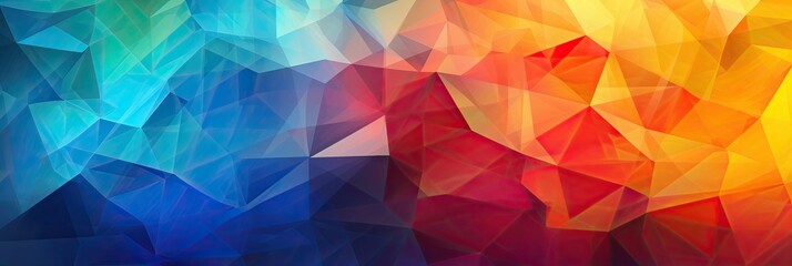 Abstract background with bright colors and geometric shapes