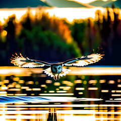 Flight of the owl regenerative AI by Aquiles Orfei