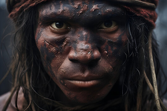 North sentinel tribal warrior