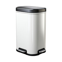 mockup of dustbin of white background