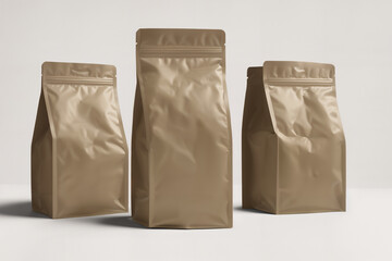 Paste your logo in this product mock-up, bio-degradable zip bags