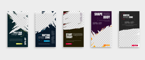 social, template, media, post, gym, design, banner, frame, fitness, graphic, promo, pack, splash, vector, cover, digital, flier, fun, music, poster, art, black, booklet, fashion, photo, sale, set, abs