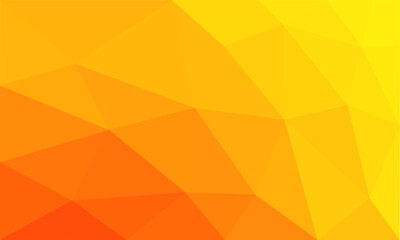 Geometric orange background with triangle square polygon mosaic pattern.Abstract background design.Vector illustration.