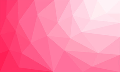 Low poly pink color background with triangle square polygon mosaic pattern.Abstract background design.Vector illustration.