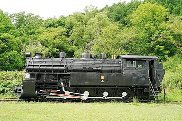 4110 type 10-wheel coupled locomotive, Bibai Railway, Tomei Station
