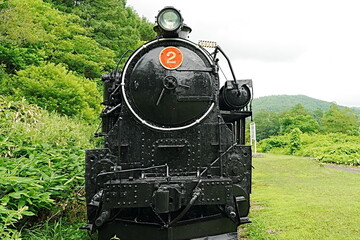 4110 type 10-wheel coupled locomotive, Bibai Railway, Tomei Station