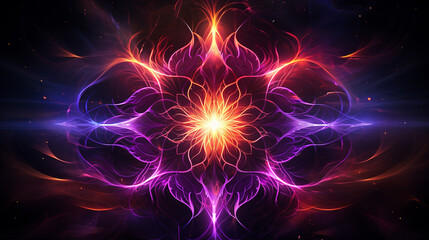 Fototapeta premium Fractal Mandala Art: Designs for a Meditative Experience