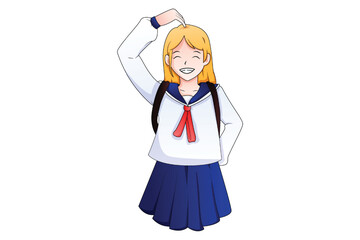 Back to School Character Design Illustration