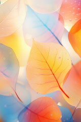 Autumn leaves Abstract Background
