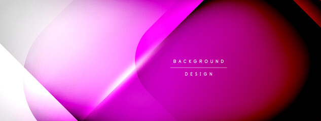 Vector abstract line background with glowing effects and shadows. Vector Illustration For Wallpaper, Banner, Background, Card, Book Illustration, landing page