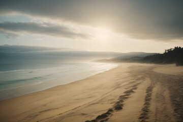 Obraz premium sunset on the beach