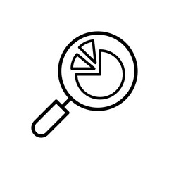 Finance Technology icon, Analysis Icon
