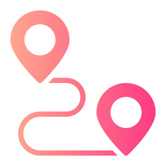 location gradient icon