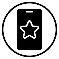 rating glyph icon