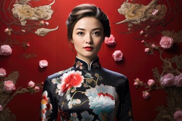 portrait of a japanese woman