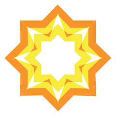 islamic star art icon