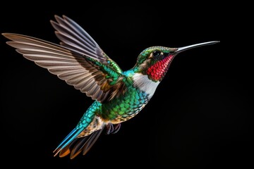 hummingbird in flight