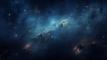 outer space galaxy with starry deep sky in universe. fantasy and science background