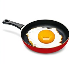 fried egg in a pan