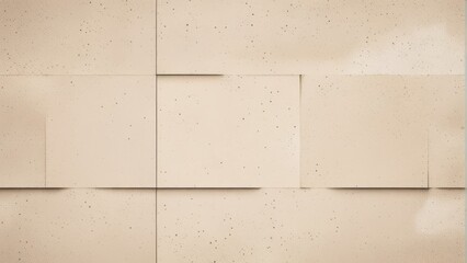 Colour old concrete wall texture background. Close up retro plain cream color cement wall background