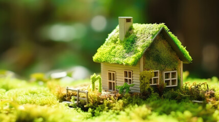 Small house in the forest