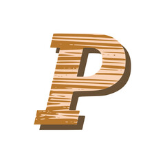 Alphabet Letter Font Brown