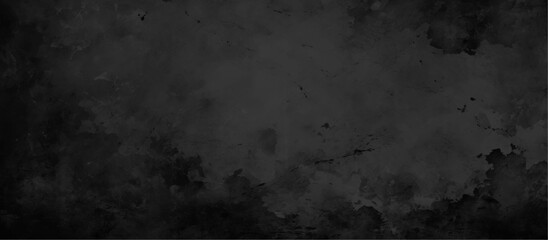 Black dark black grunge textured concrete stone wall background. Black wall texture rough background dark concrete floor or old grunge background with black. dark black wall texture background.